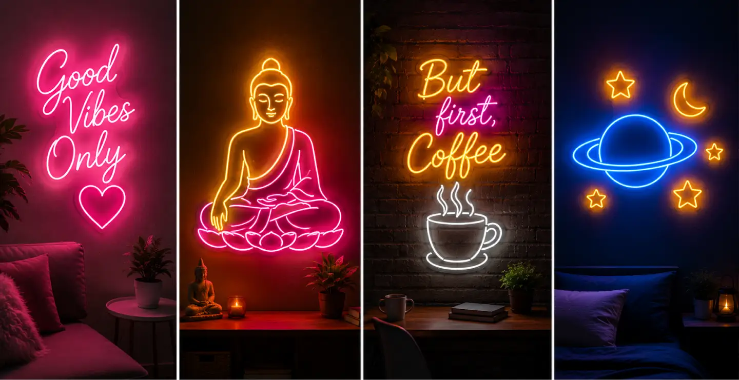 Neon Wall Signs - Custom LED Designs for Businesses & Homes