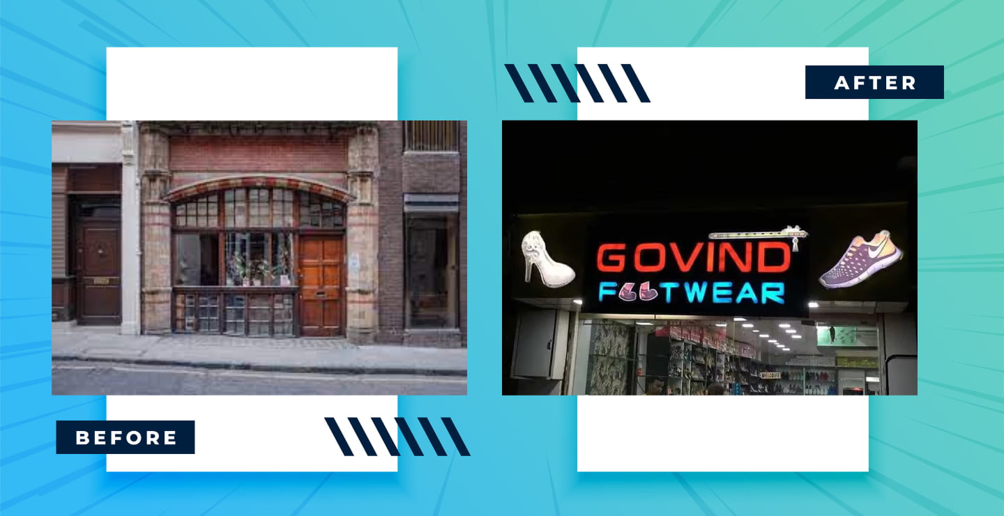 Before & After: How LED Branding Transforms Storefront Visibility (Visual Examples)