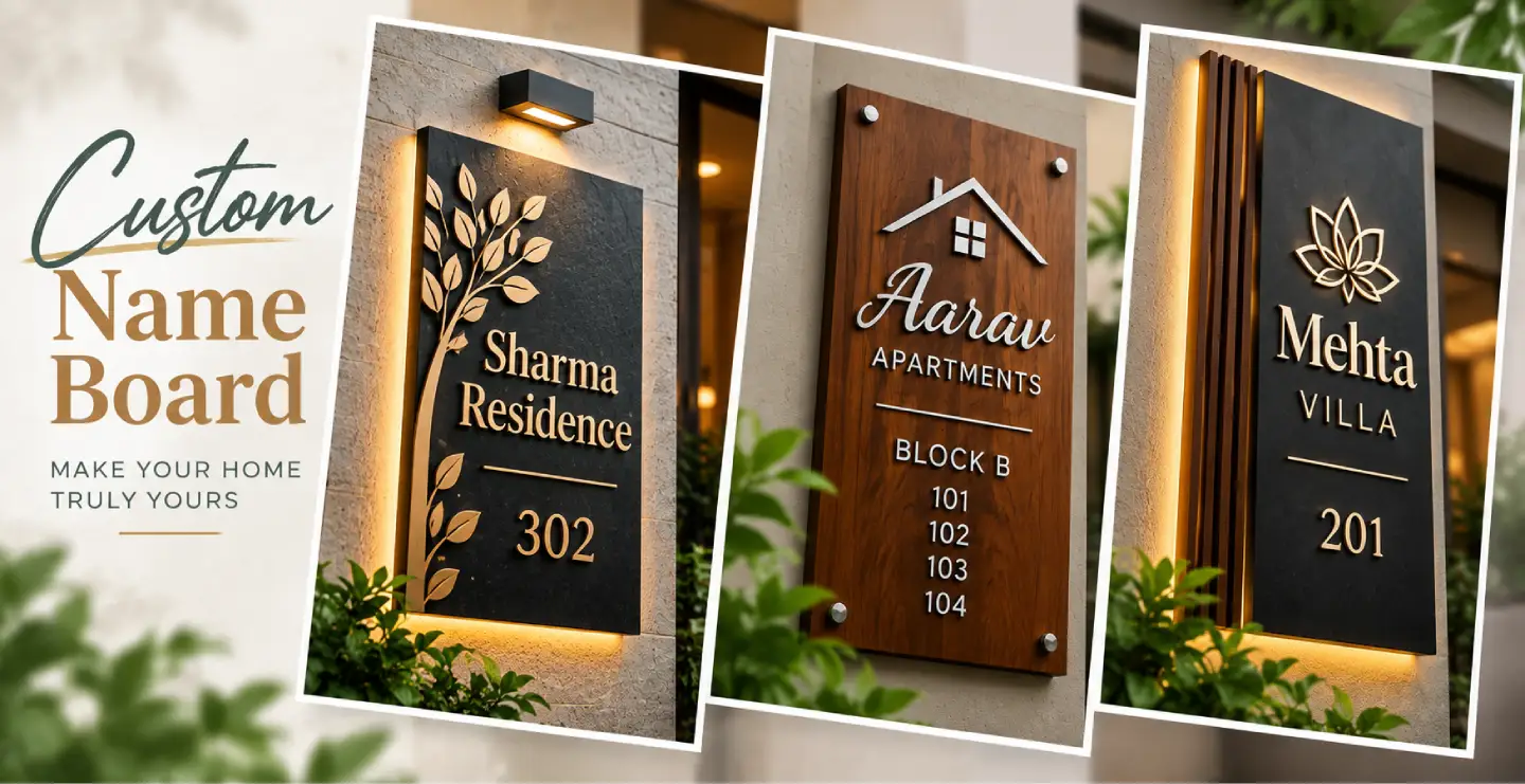 Custom Name Board: A Complete Guide to Personalising Your Signage