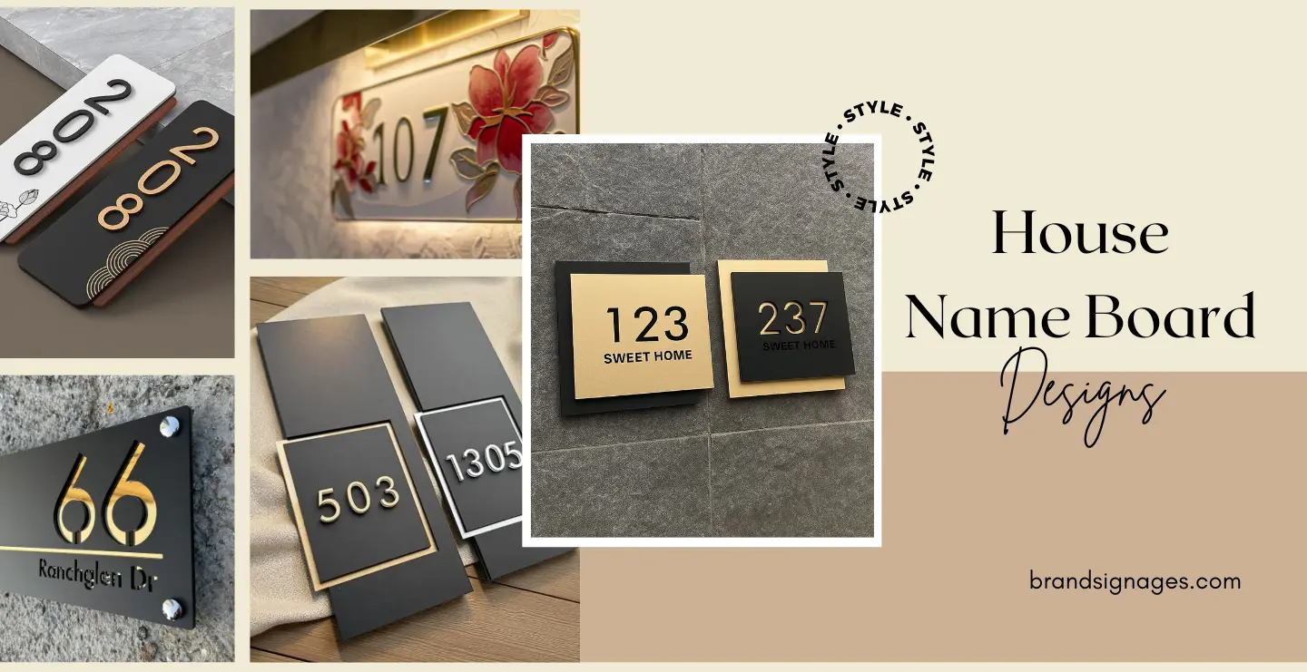 House Name Plate Design Trends for 2026: 50+ Stunning Ideas for Homes