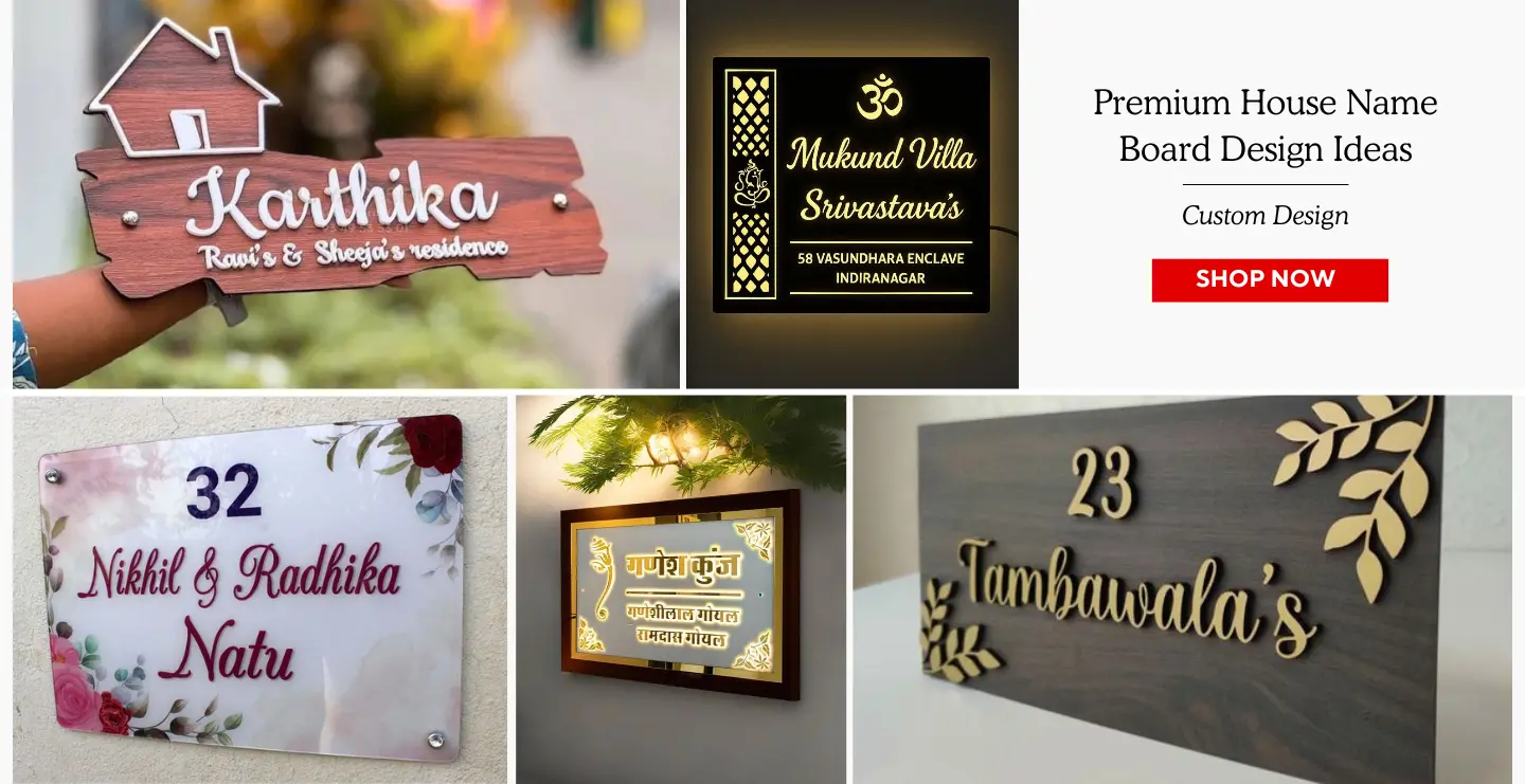 Name Board Design for Home: Trends, Styles & Ideas for 2026