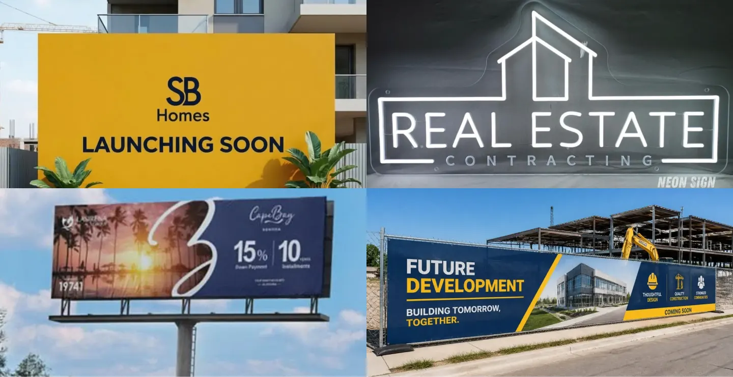 Real Estate Sign Board Design: Best Ideas, Styles & Cost in 2026