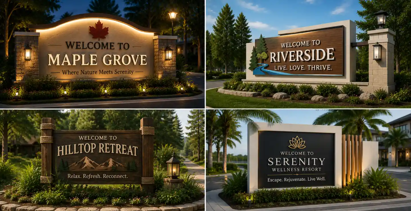 Welcome Sign Board Design: The Complete Guide to Types, Ideas & Design Tips