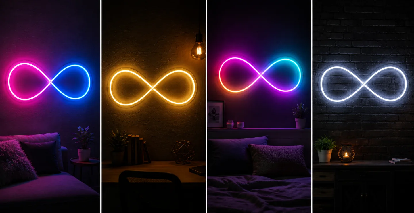 Infinity Neon Signs - Modern LED Designs for Contemporary Spaces