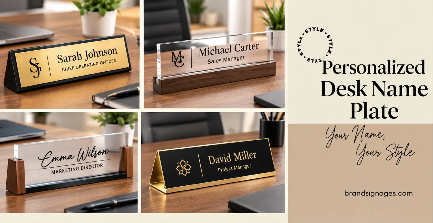 Personalized Desk Name Plate Design Trends for 2026: 50+ Stunning Ideas