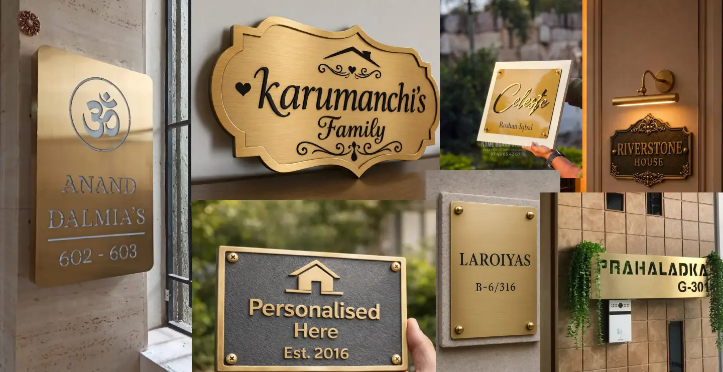 Brass Name Plate Design Trends for 2026