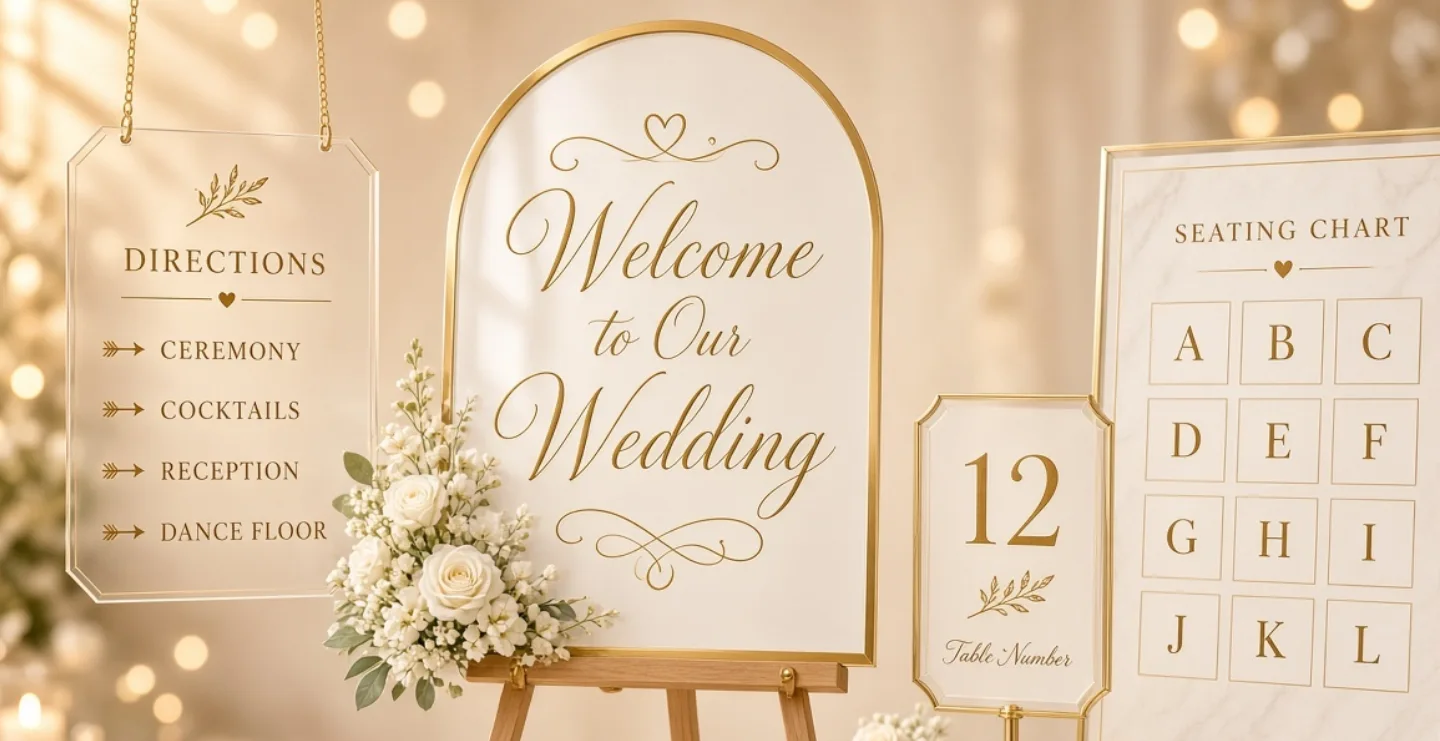 Wedding Sign Board Design: Ideas to Welcome, Guide and Delight Your Guests