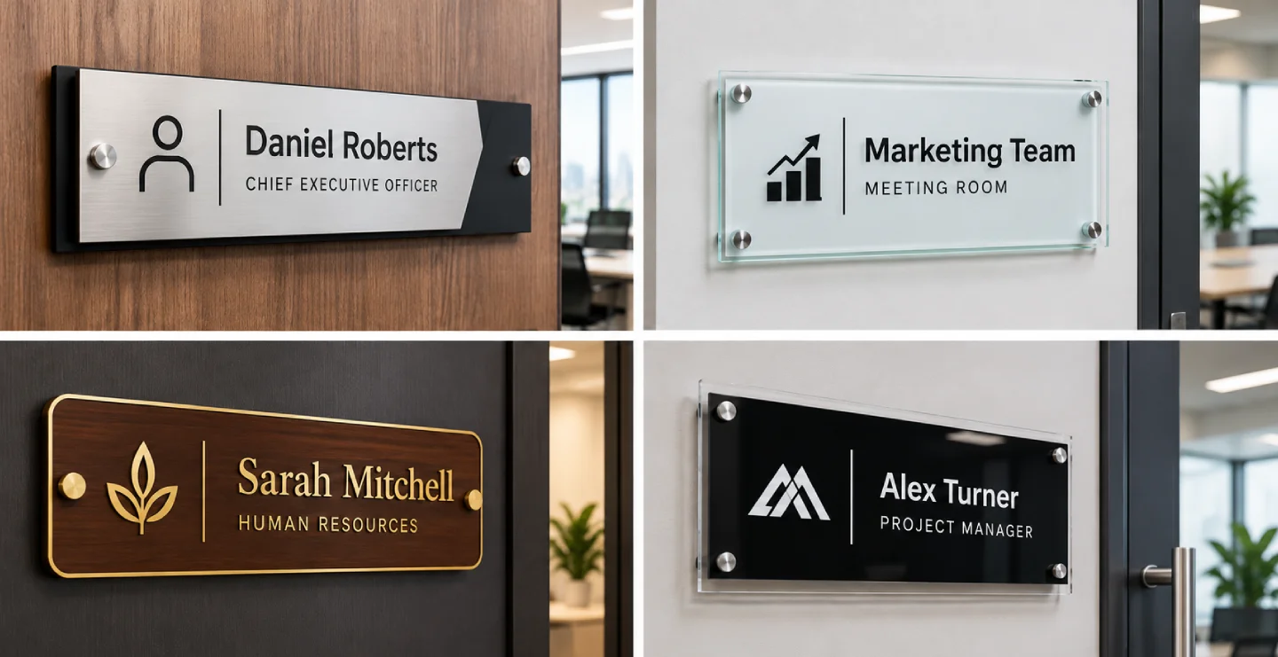 Office Door Name Plates: The Ultimate Guide for Workplace Identification in 2026