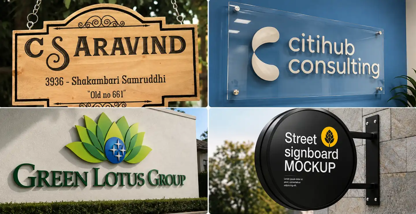 2D Sign board Design: Complete Guide to Creating Effective Flat Signage Solutions