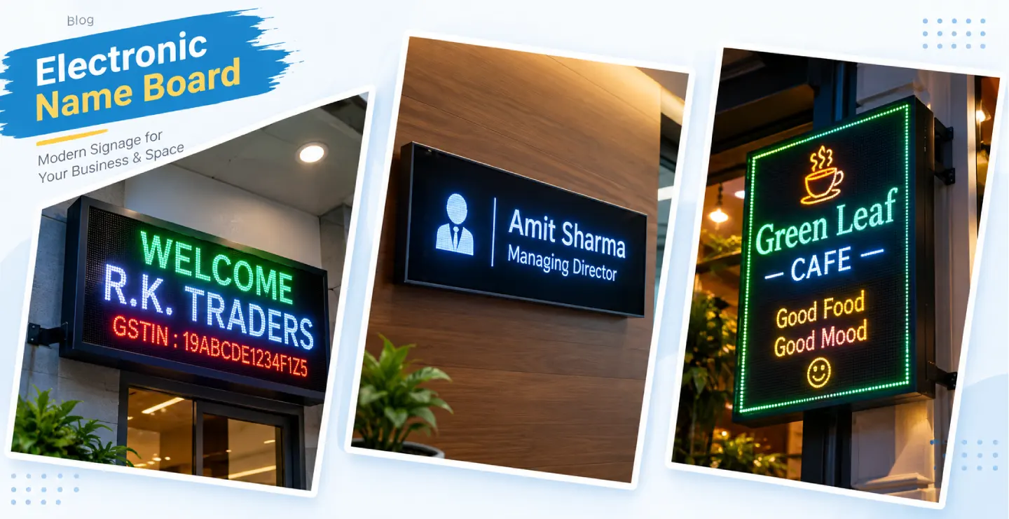 Electronic Name Board: LED and Digital Signage Guide