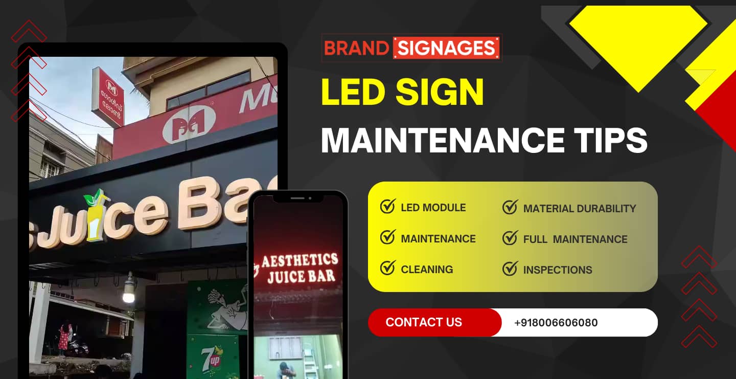 LED Sign Board Maintenance Guide: Cleaning, Waterproofing & Lifespan Tips