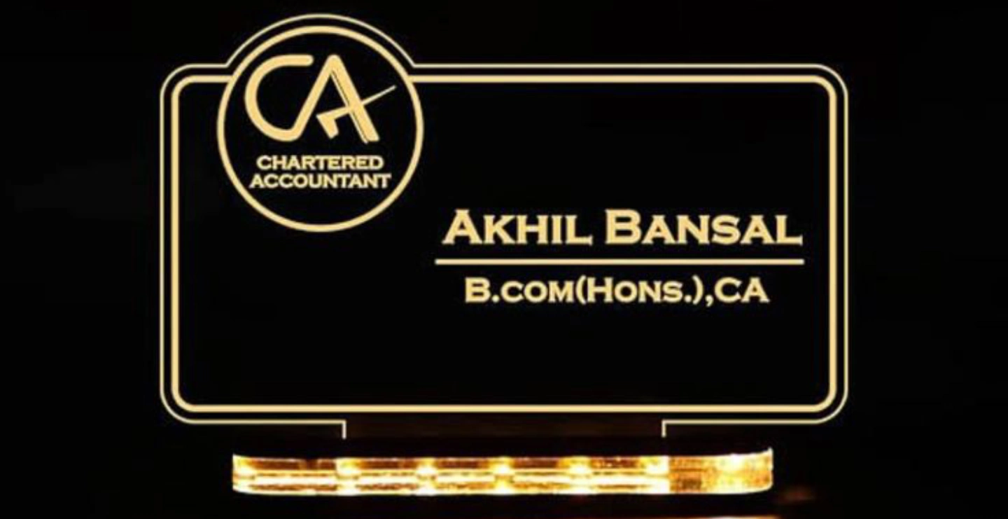 Chartered Accountant (CA) Office Name Board Design Guide