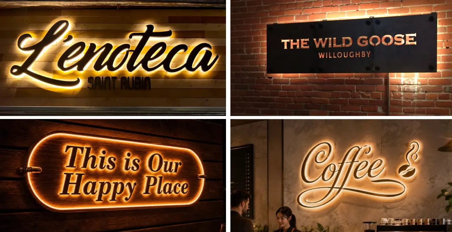 Glow Sign Board Design for Shop: A Complete Guide