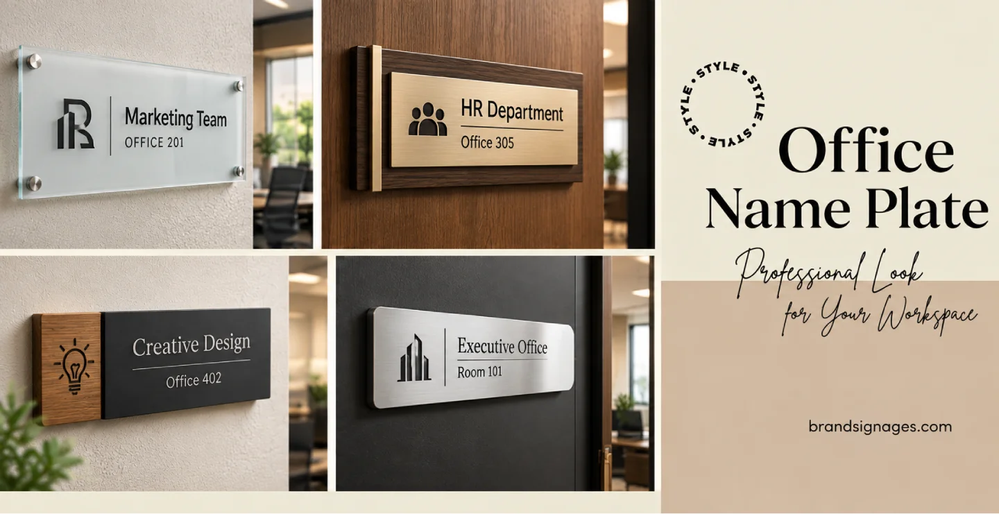 Office Name Plate Design Trends for 2026: 50+ Stunning Ideas for Workplaces