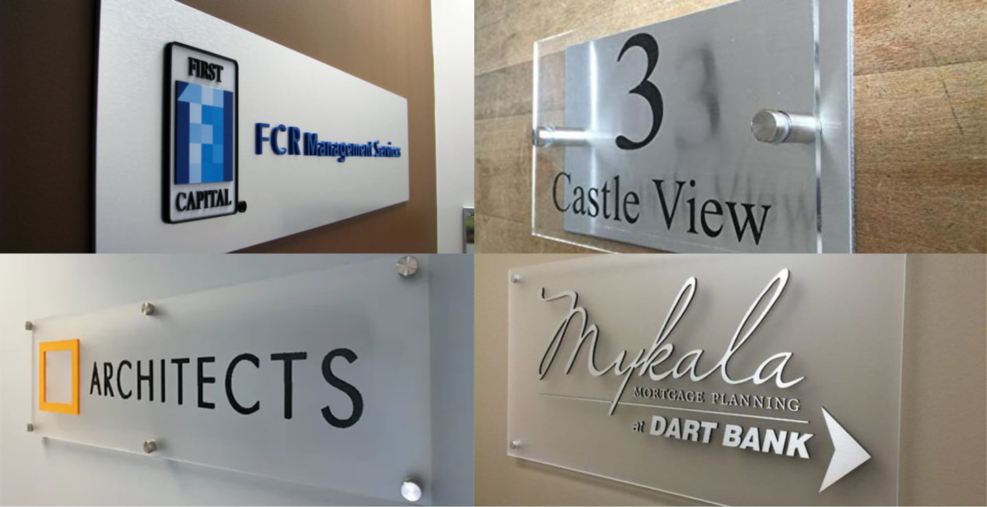 Acrylic Name Board for Office: Modern Workspace Branding Essential