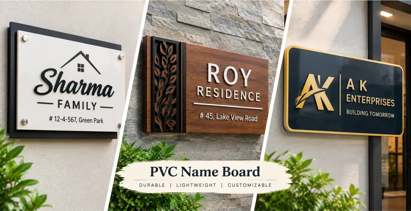 PVC Name Board: A Complete Guide to Sizes, Uses and Printing
