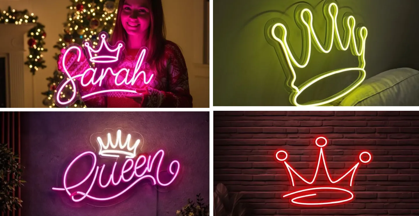 Crown Neon Sign: Designs, Meaning & Uses in 2026