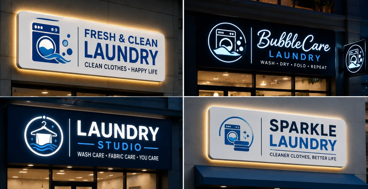 Laundry Sign Board Design: The Ultimate Guide for Laundry and Dry-Cleaning Businesses in 2026