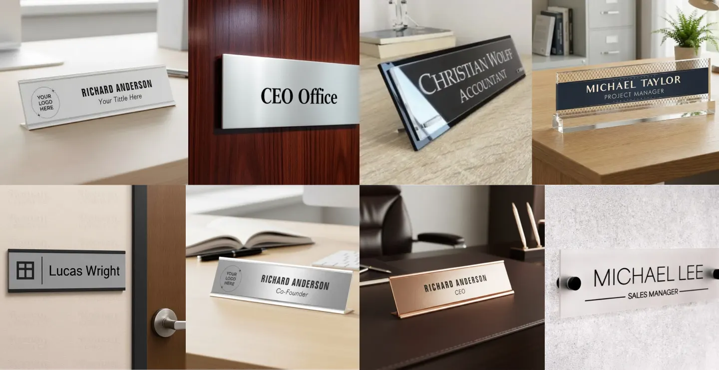 Company Name Plate: How to Build a Strong Brand Identity at Your Entrance