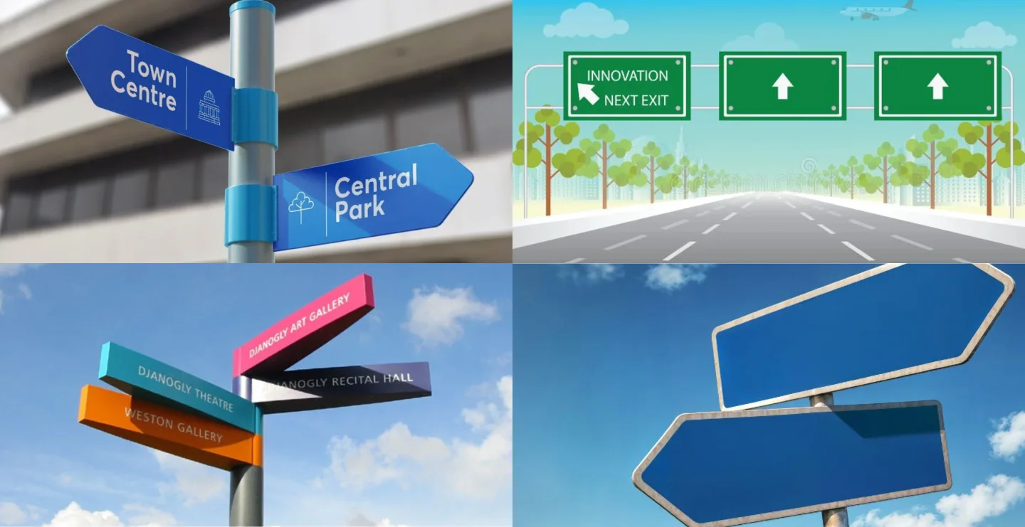 Direction Sign Board Design: Best Ideas, Styles & Cost in 2026