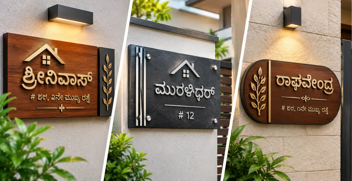 House Name Plates in Kannada: A Complete Buying Guide