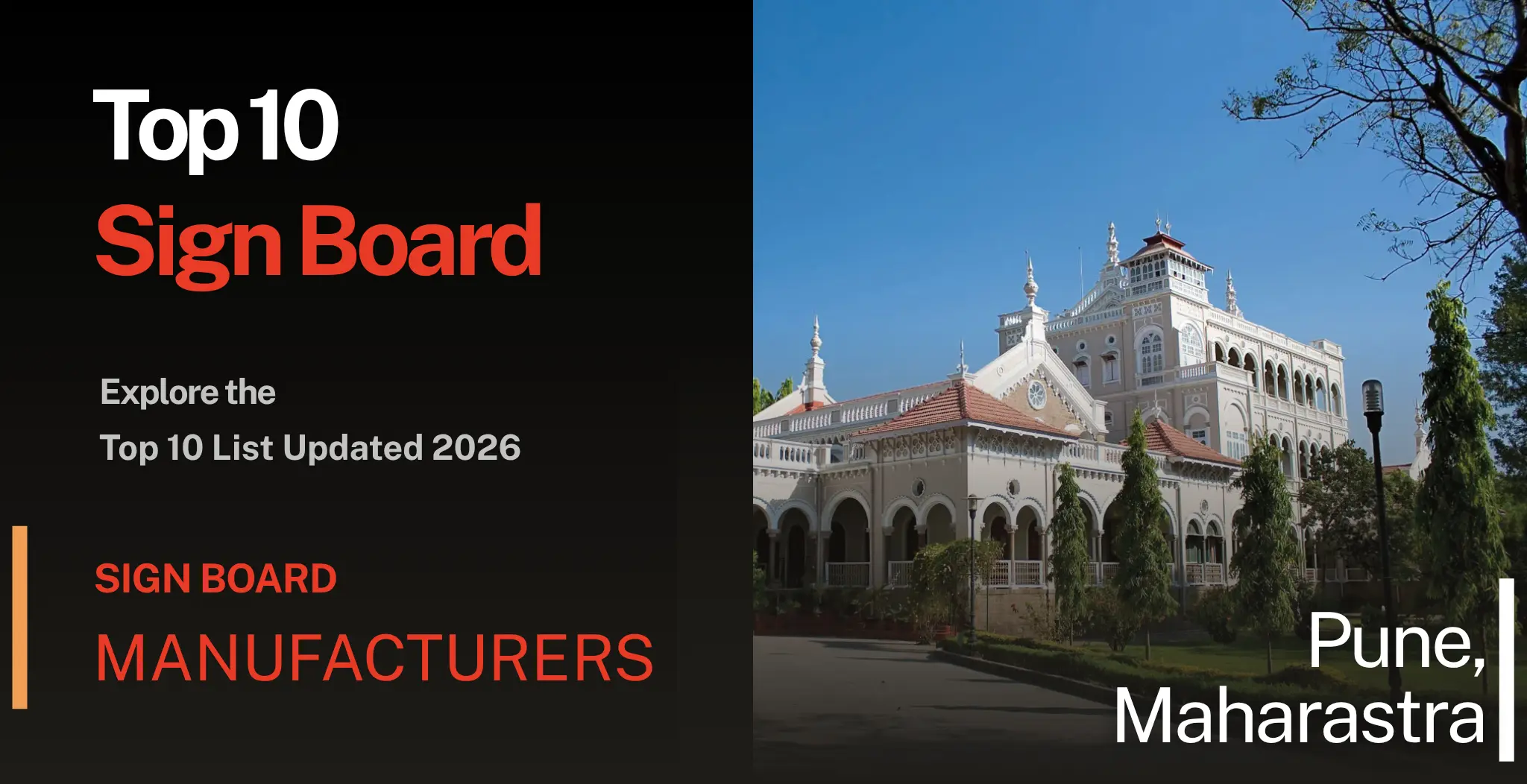 Top 10 Best Sign Board Manufacturers in Pune