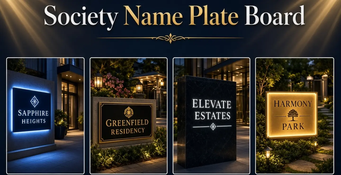 Society Name Plate Board: Create a Clear and Impressive Entrance